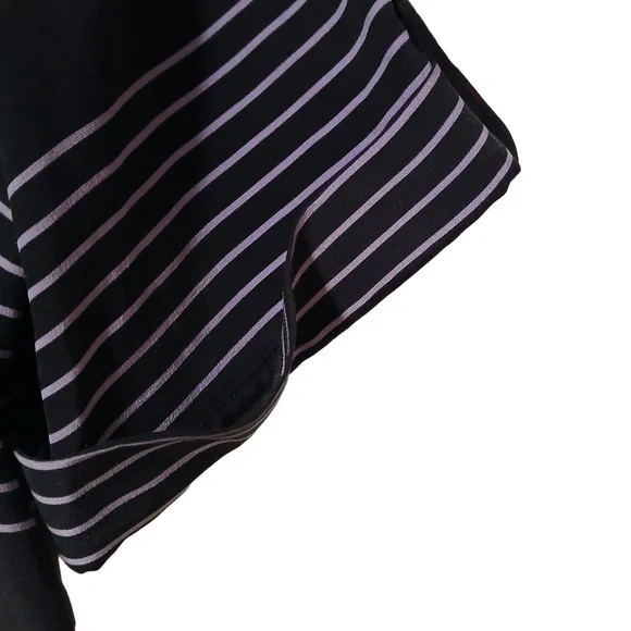 Equipment Femme Womens Blue Red 100% Silk Striped Shirtdress Dress Petite Small - Picture 7 of 10